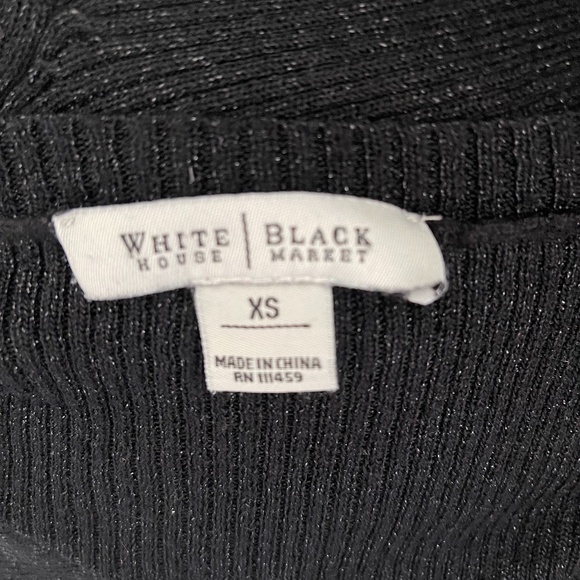 White House Black Market Women’s Black Dress Sz.XS - Picture 8 of 10